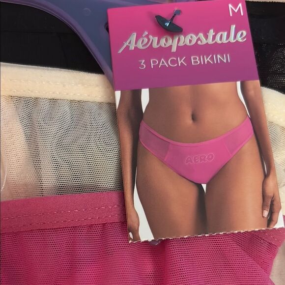 Aeropostale Pink Bikini 3-Pack - Picture 5 of 5